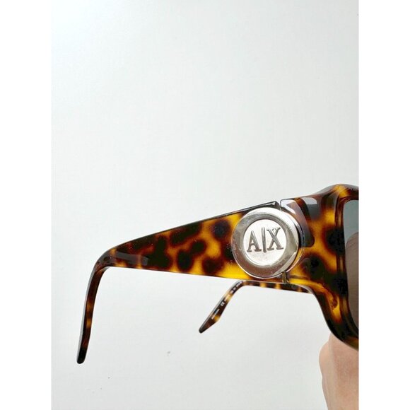 ARMANI EXCHANGE AX062/S Tortoiseshell Acetate Plastic Round Frame Sunglasses - Picture 4 of 15